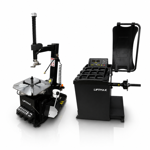 LIFTMAX Reifenservice Set – Montiermaschine (LM110) + Wuchtmaschine (LM220) NEU