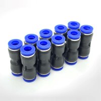 Steckverbinder Schnellanschluss für Pneumatik, gearde 6 (10er-Pack)