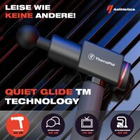 4athletics TheraPid Massage Gun Massage Pistole inkl. 6 Köpfe