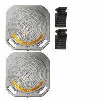 Drehteller-Set für Achsvermessung – 390x390 mm, 50 mm hoch, 35 mm Durchmesser